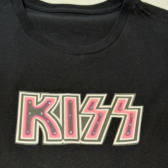 Black KISS Graphic T-Shirt XXS Women’s NWOT - Picture 7 of 8